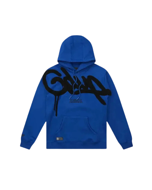 Geedup Handstyle Hoodie 'Royal Blue / Black' (2022)