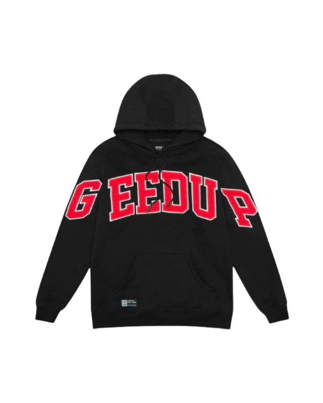 Geedup Team Logo Hoodie - 'Black/Red'