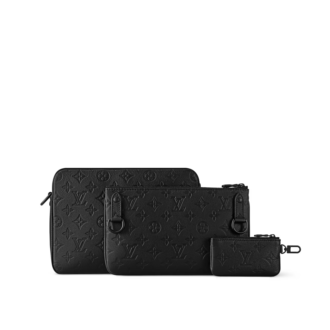 LV Trio Messenger Bag - Black
