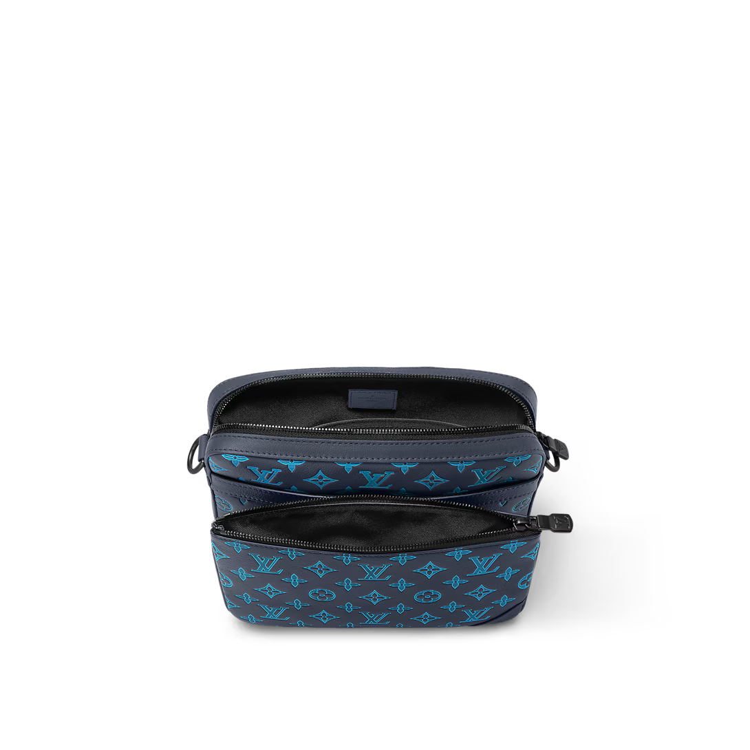 LV Trio Messenger Bag - Navy River Blue