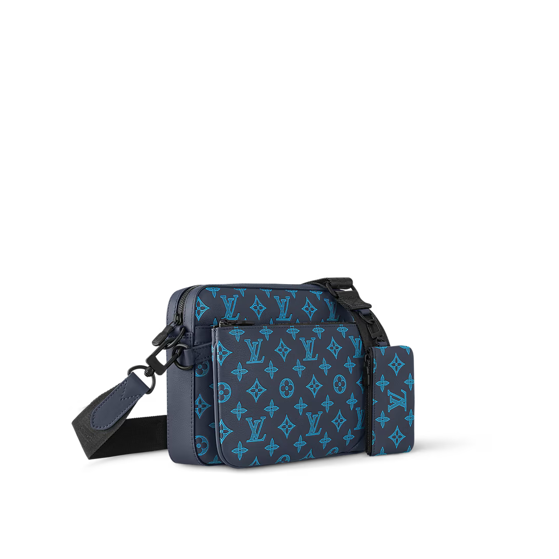 LV Trio Messenger Bag - Navy River Blue