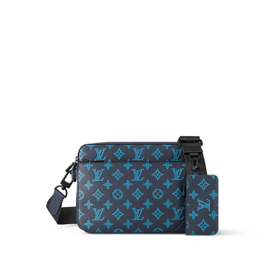 LV Trio Messenger Bag - Navy River Blue