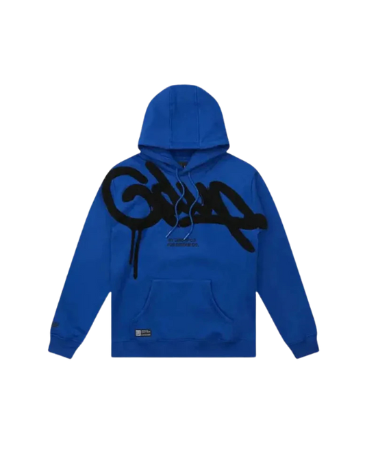 Geedup Handstyle Hoodie 'Royal Blue / Black' (2022)