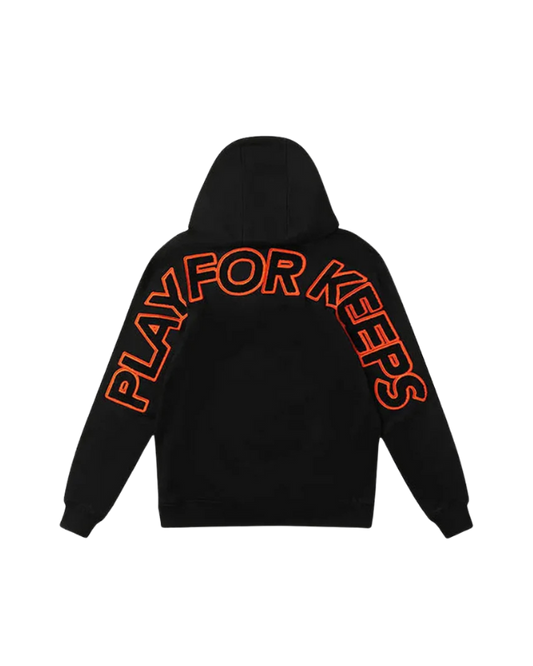 Geedup Play For Keeps Hoodie 'Black / Black Orange' (2024)