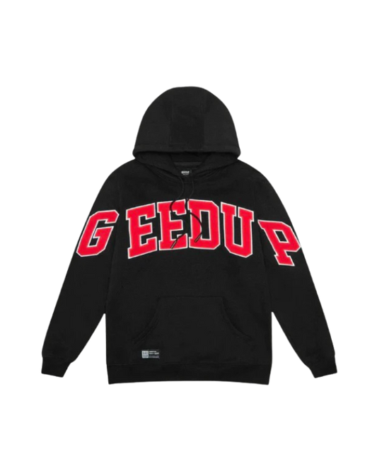 Geedup Team Logo Hoodie - 'Black/Red'